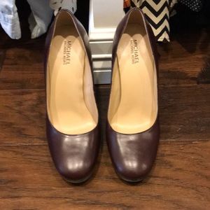 Michael by Michael Kors reddish brown heels size 9
